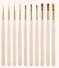 White Gold Nail Pen Set of 12 ,Color Drawing Wire Phototherapy Painting Set