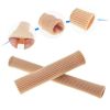 Fabric Toe Separator Finger Protector Applicator Corn Callus Remover Bunion Corrector Pedicure Pain Relief Tube Foot Care Tools